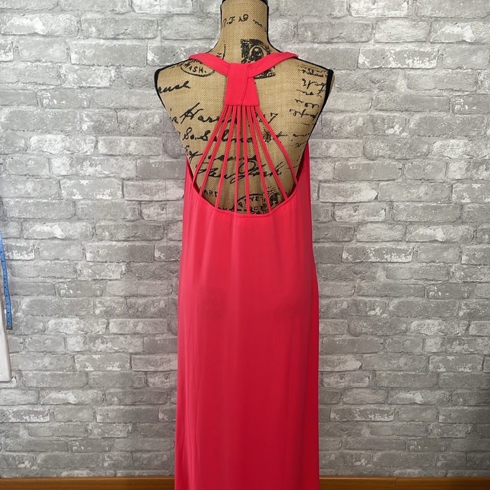 ENTRO Racerback Strappy Maxi Dress Lg - Picture 7 of 10